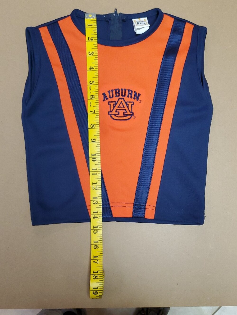 Vintage Auburn Tigers Navy and Orange Two-Piece Cheerleader Set - Picture 9 of 11